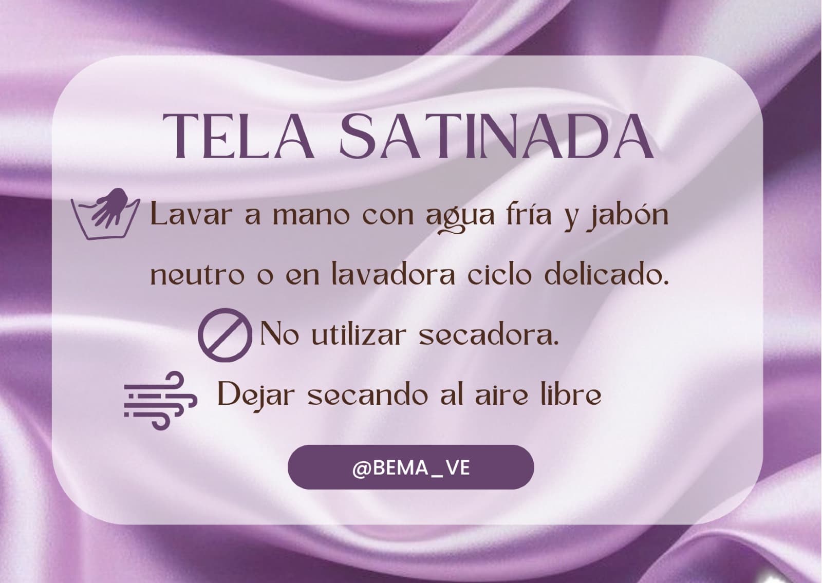 Cuidados: Pijamas de Satén💗
